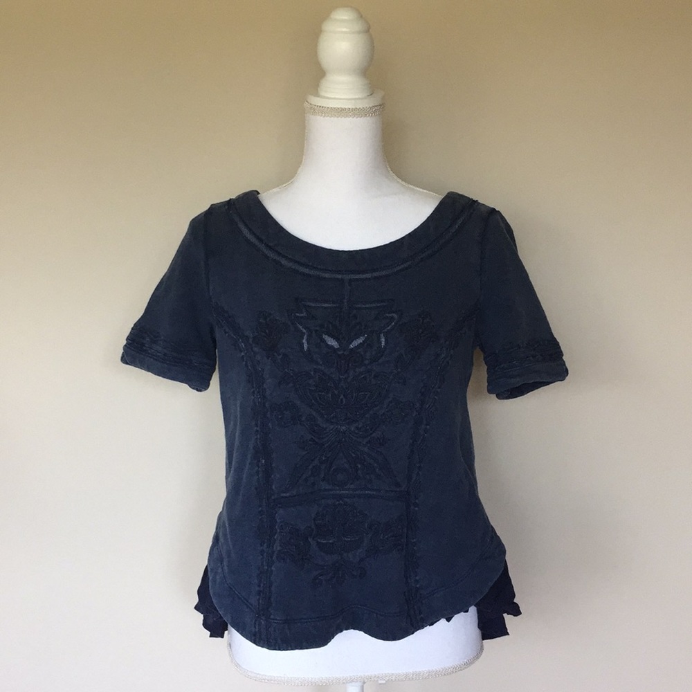 Anthropologie Peplum Top